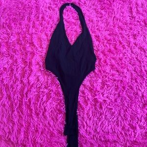 Kids Black One Piece Swimsuit